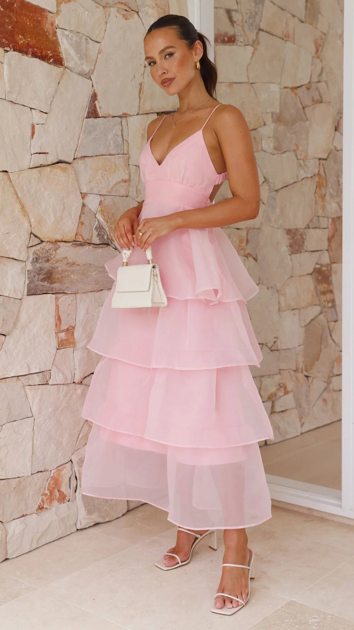 Shayla Maxi Dress - Pink