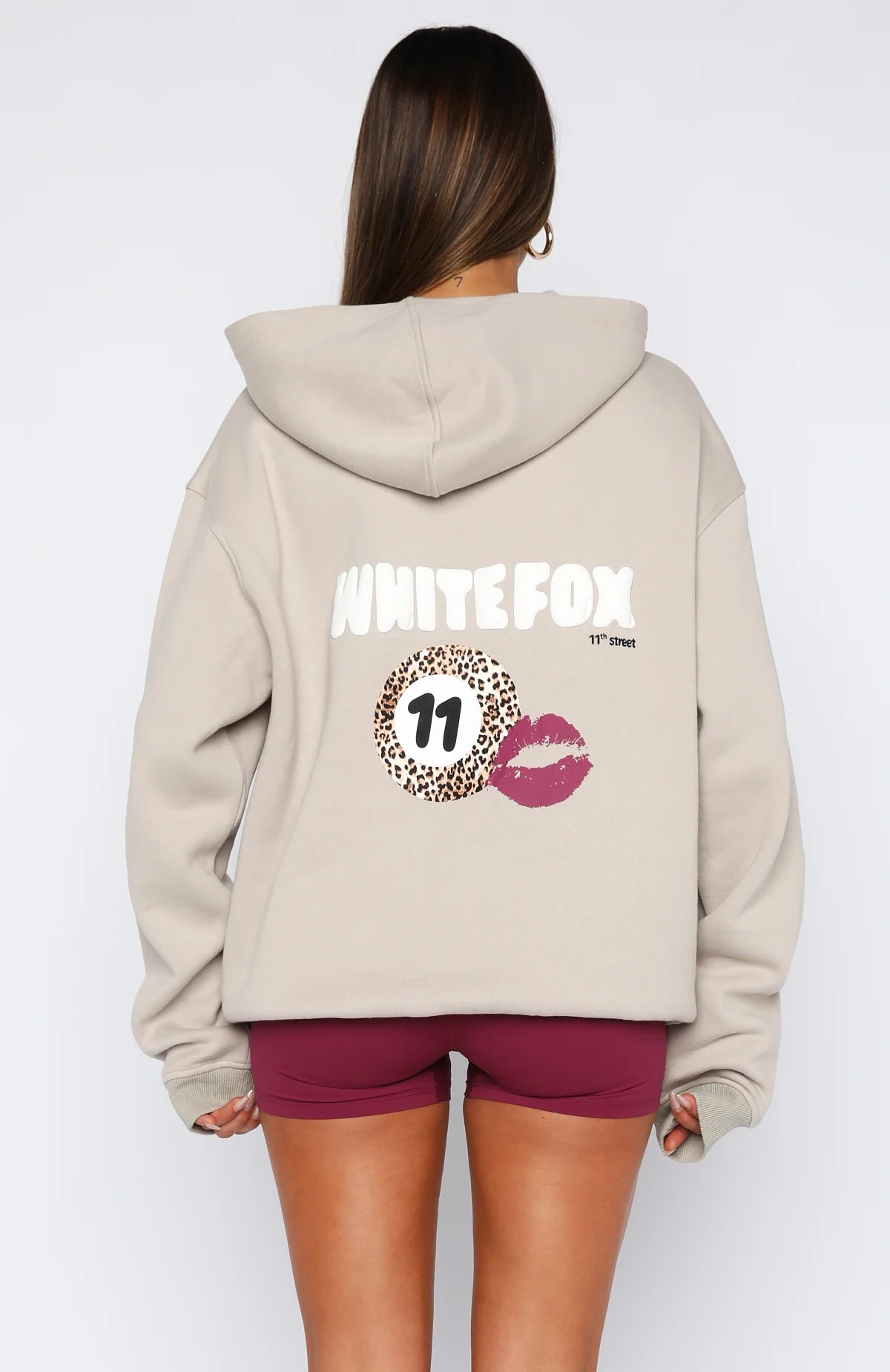 11th Street She's So Lucky Oversized Hoodie Moon Kiss